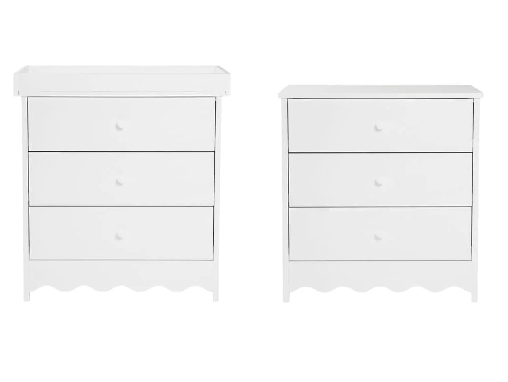 Bebe & Beyond Bebe & Beyond Dancer White Changing Unit