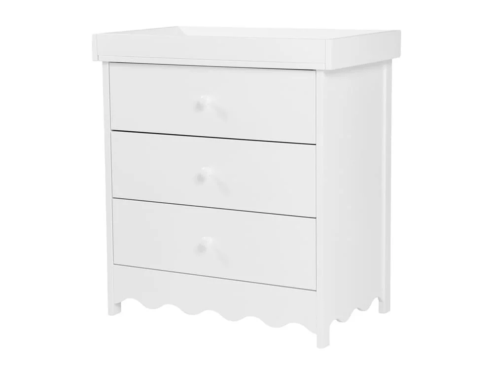 Bebe & Beyond Bebe & Beyond Dancer White Changing Unit