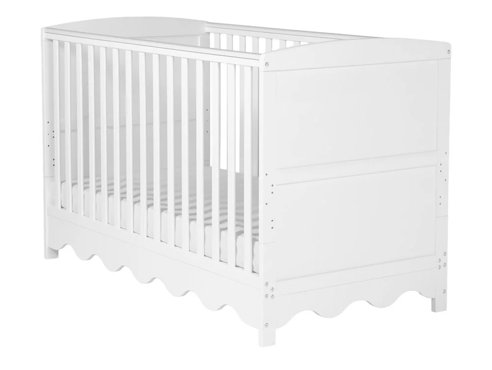 Bebe & Beyond Bebe & Beyond Dancer White 2 Piece Cot Bed Set