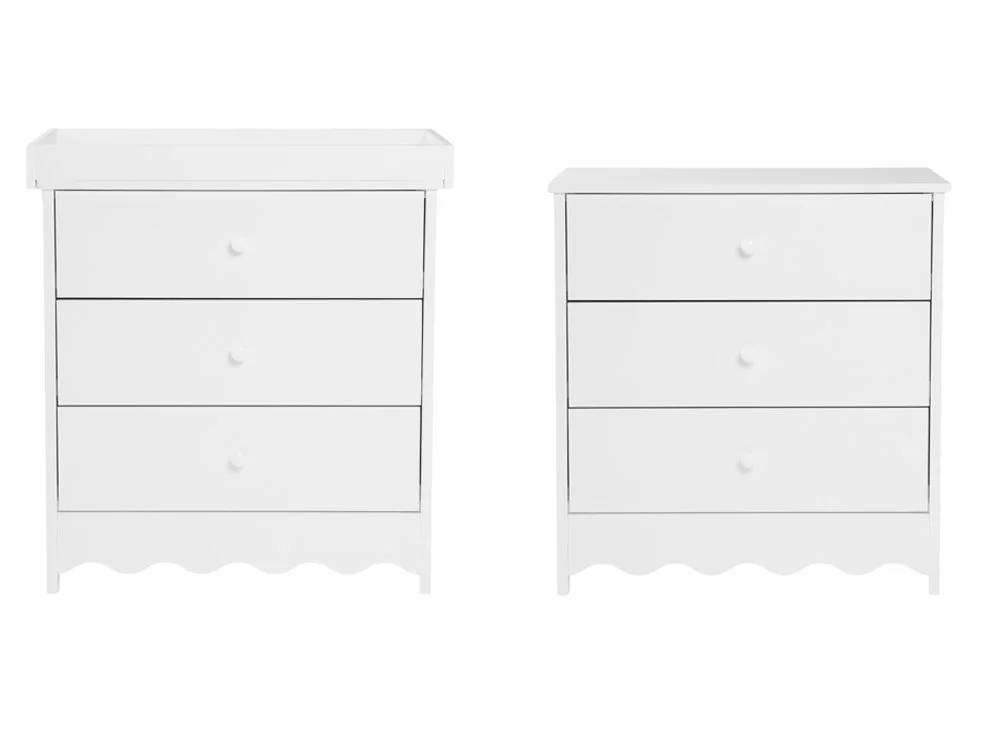 Bebe & Beyond Bebe & Beyond Dancer White 2 Piece Cot Bed Set