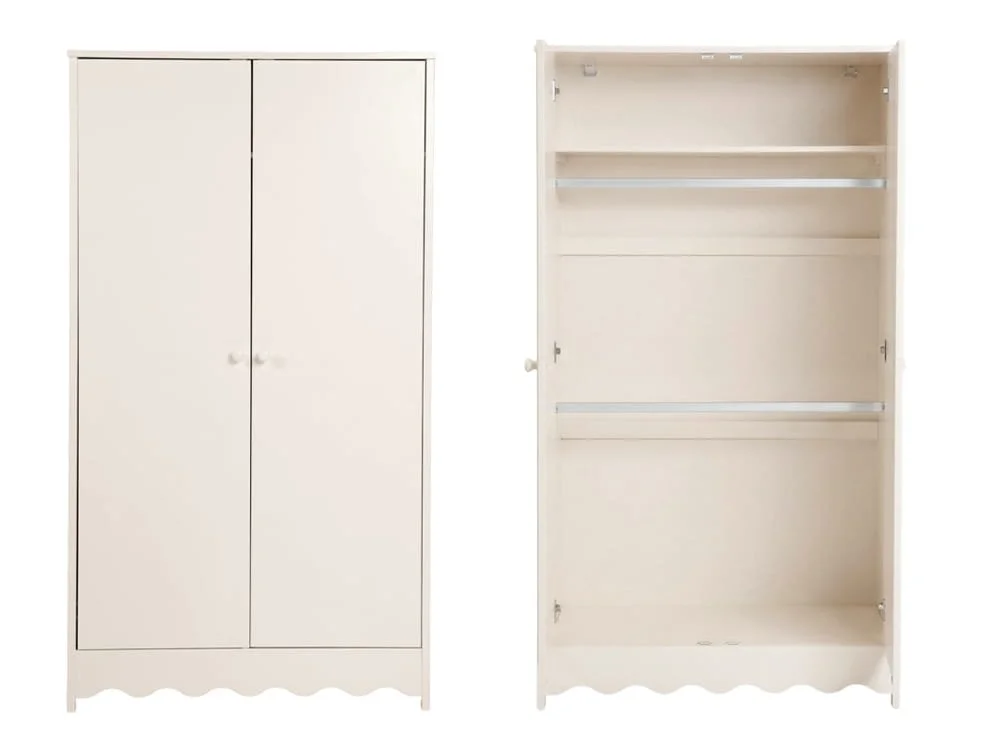 Bebe & Beyond Bebe & Beyond Dancer Cashmere 2 Door Double Wardrobe