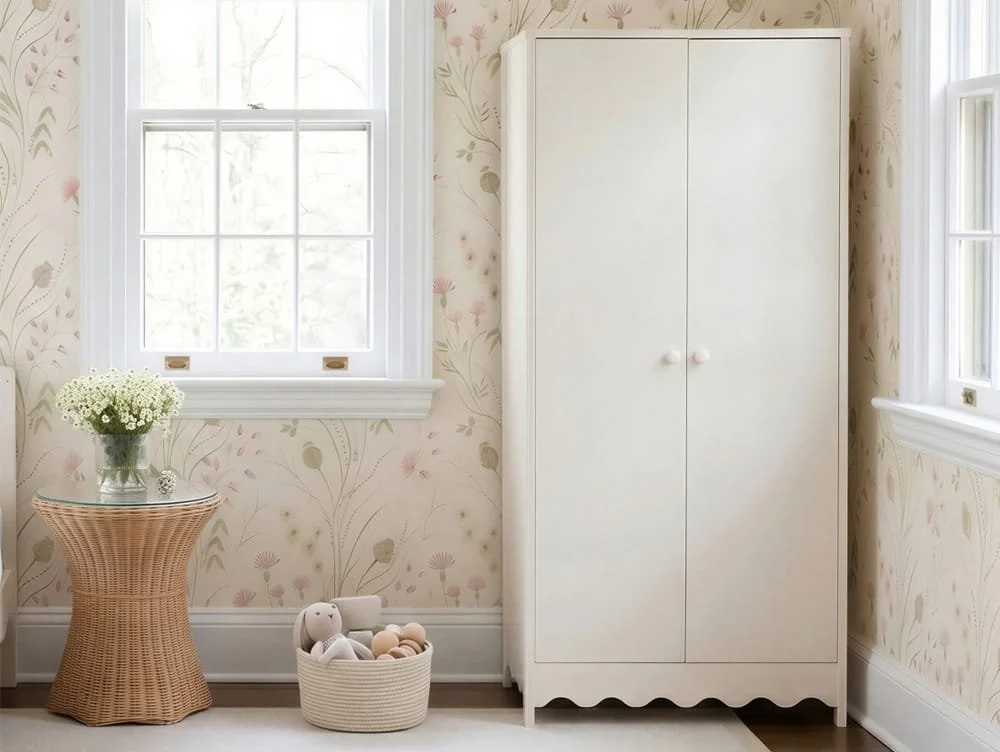 Bebe & Beyond Bebe & Beyond Dancer Cashmere 2 Door Double Wardrobe