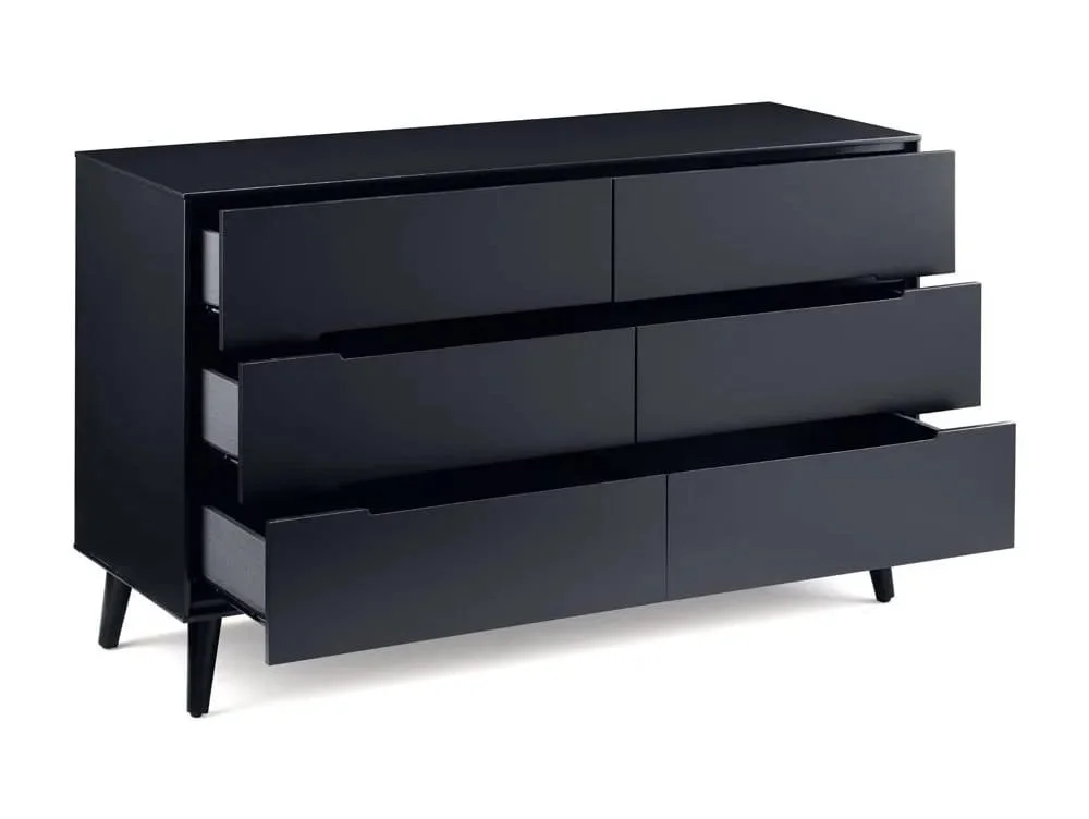 Julian Bowen Julian Bowen Alicia Anthracite 3+3 Drawer Chest of Drawers