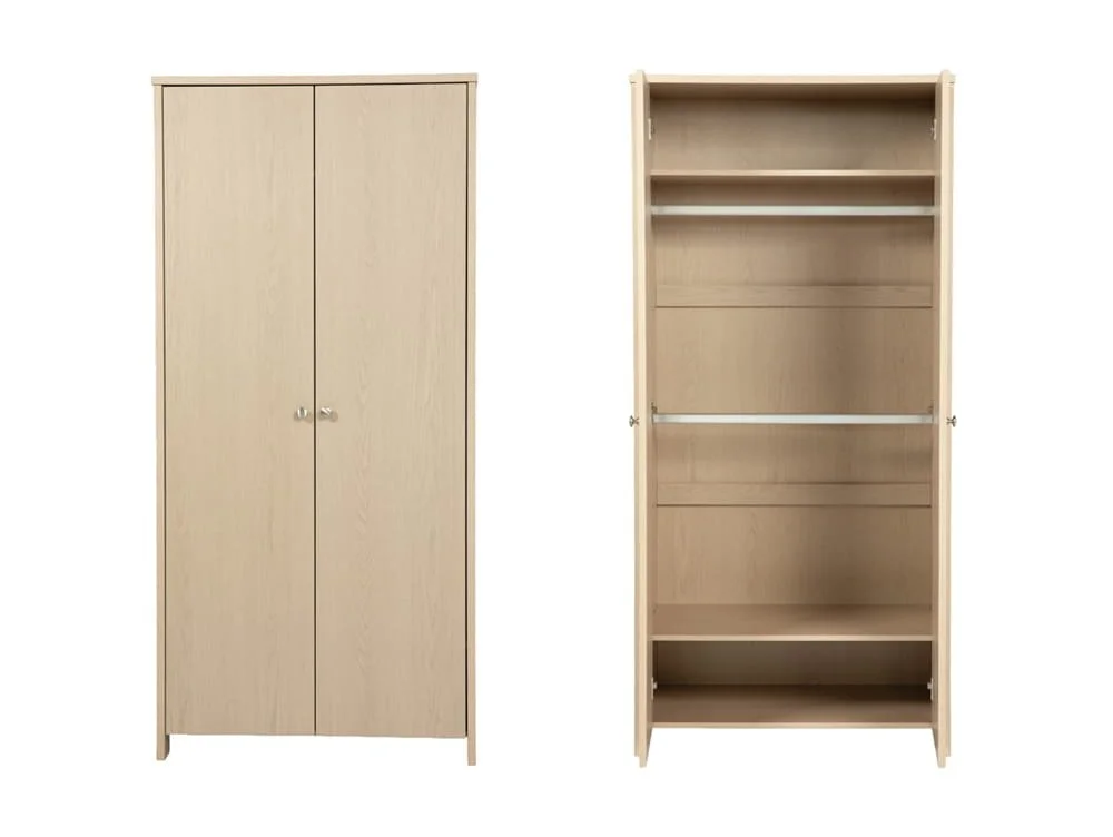 Bebe & Beyond Bebe & Beyond Seeker Nordic 2 Door Double Wardrobe