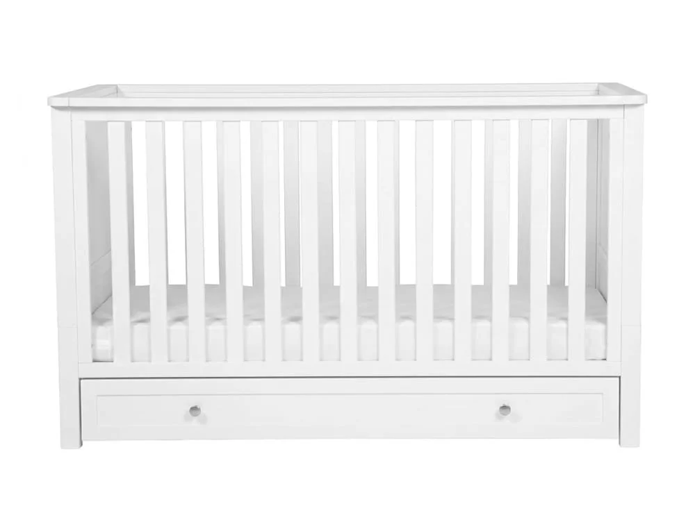 Bebe & Beyond Bebe & Beyond Wanderer White Cot Bed
