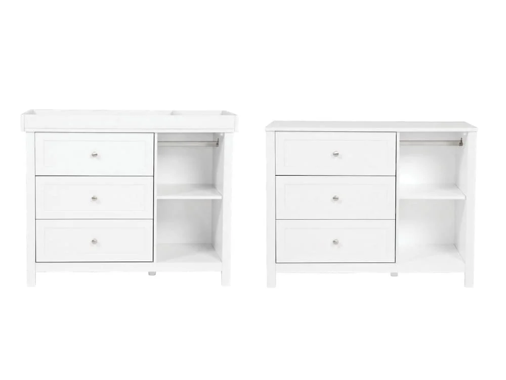 Bebe & Beyond Bebe & Beyond Wanderer White Changing Unit