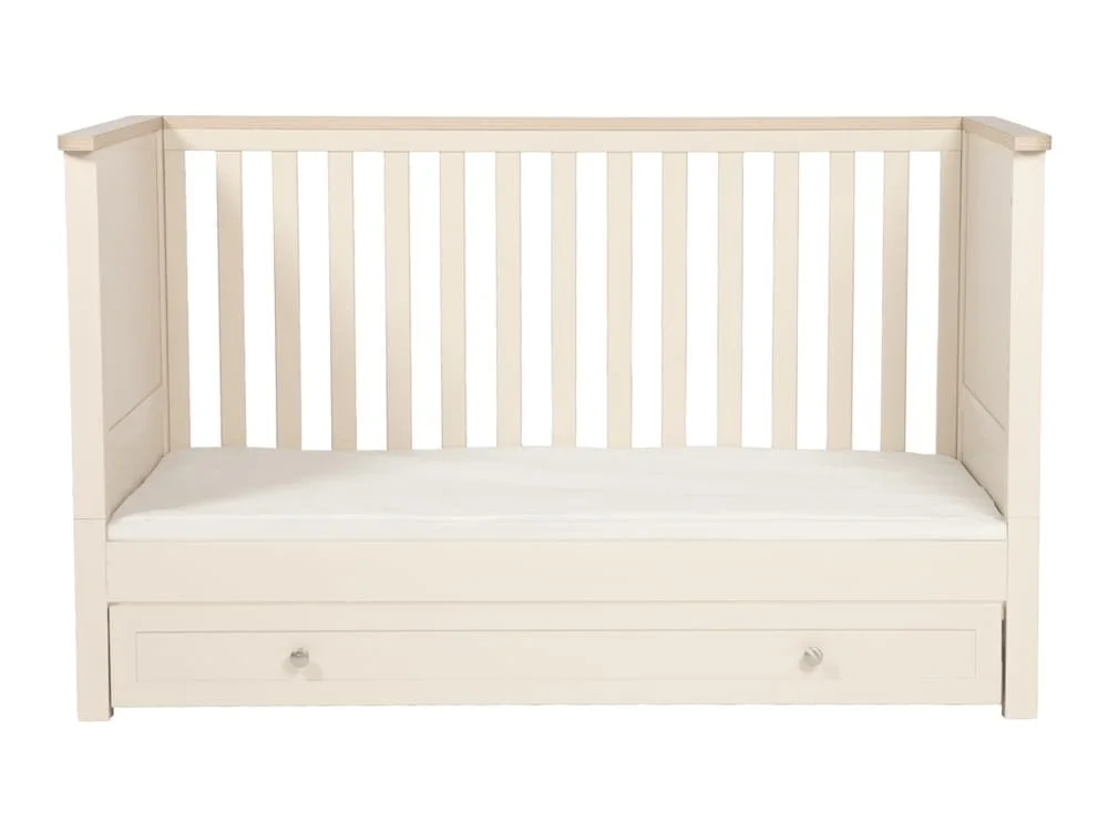 Bebe & Beyond Bebe & Beyond Wanderer Cashmere & Oak Cot Bed