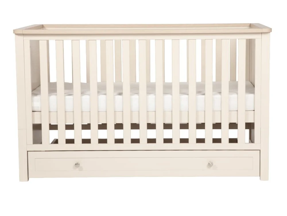 Bebe & Beyond Bebe & Beyond Wanderer Cashmere & Oak Cot Bed
