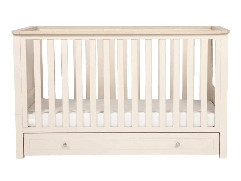 Bebe & Beyond Bebe & Beyond Wanderer Cashmere & Oak Cot Bed