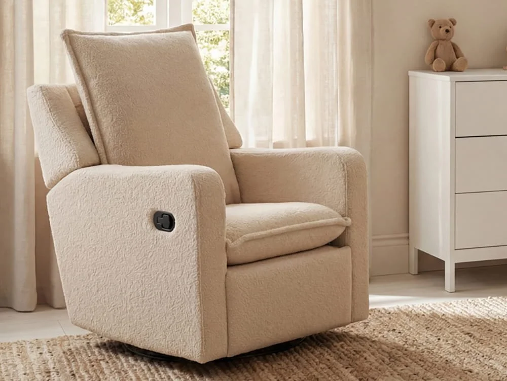 Bebe & Beyond Bebe & Beyond Nestler Oat Ted Recliner Nursing Chair