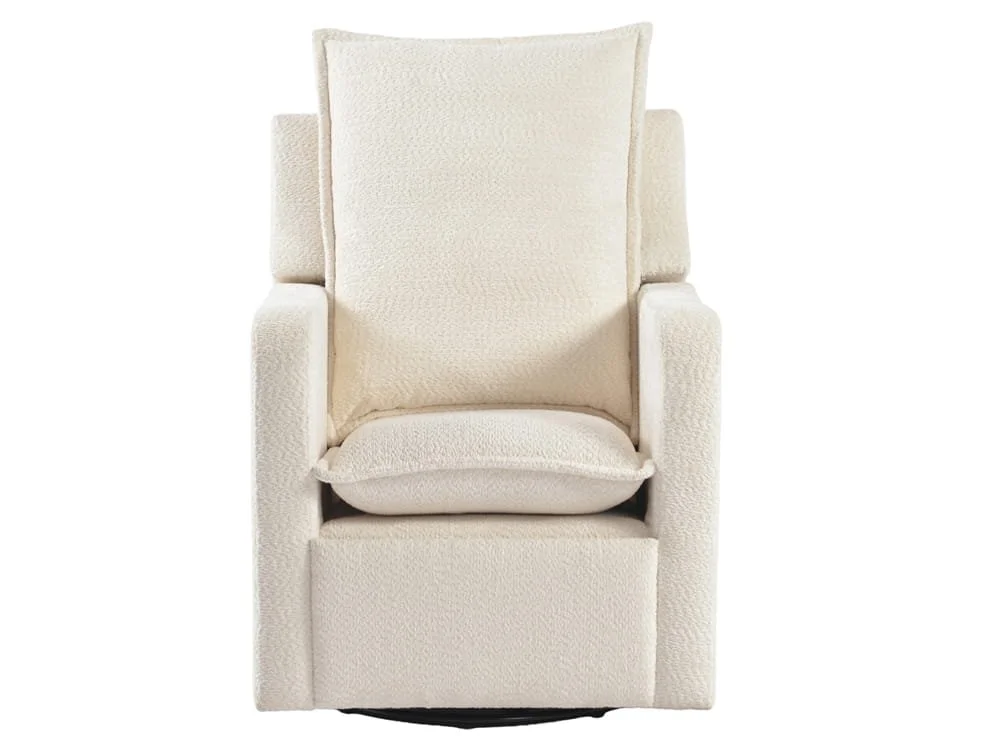 Bebe & Beyond Bebe & Beyond Nestler Boucle Off-White Recliner Nursing Chair