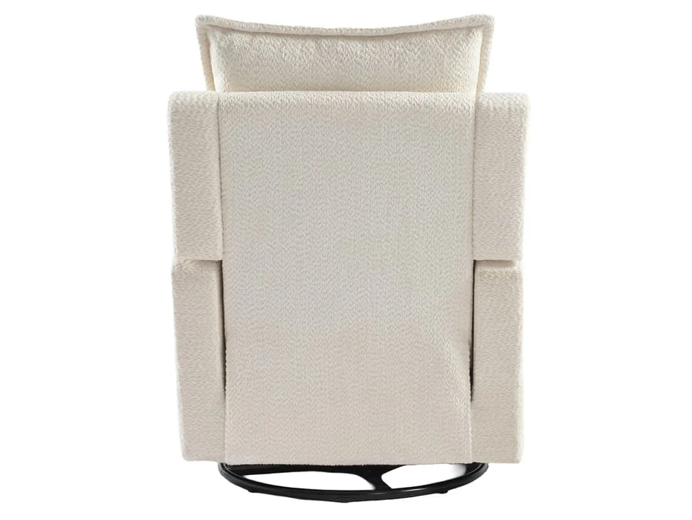 Bebe & Beyond Bebe & Beyond Nestler Boucle Off-White Recliner Nursing Chair