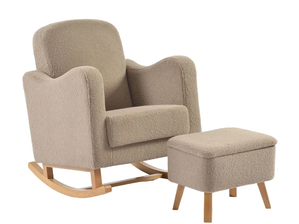 Bebe & Beyond Bebe & Beyond Soother Biscuit Ted Nursing Chair & Stool