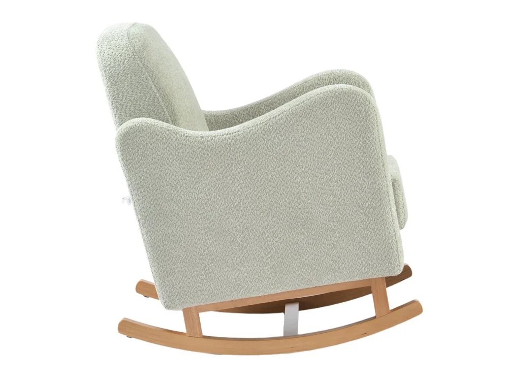 Bebe & Beyond Bebe & Beyond Soother Boucle Sage Nursing Chair & Stool