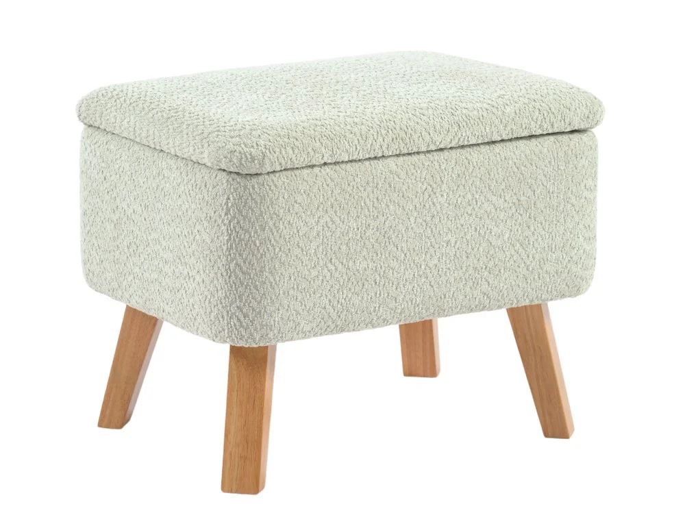 Bebe & Beyond Bebe & Beyond Soother Boucle Sage Nursing Chair & Stool