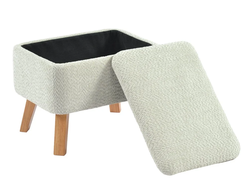 Bebe & Beyond Bebe & Beyond Soother Boucle Sage Nursing Chair & Stool