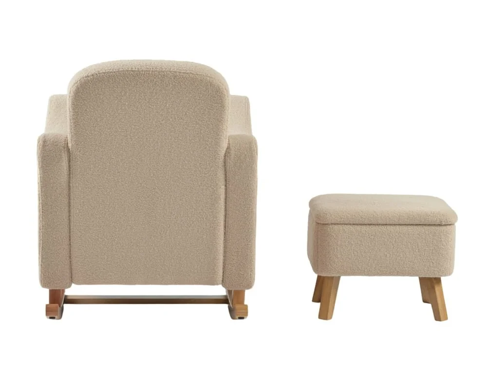 Bebe & Beyond Bebe & Beyond Soother Oat Ted Nursing Chair & Stool