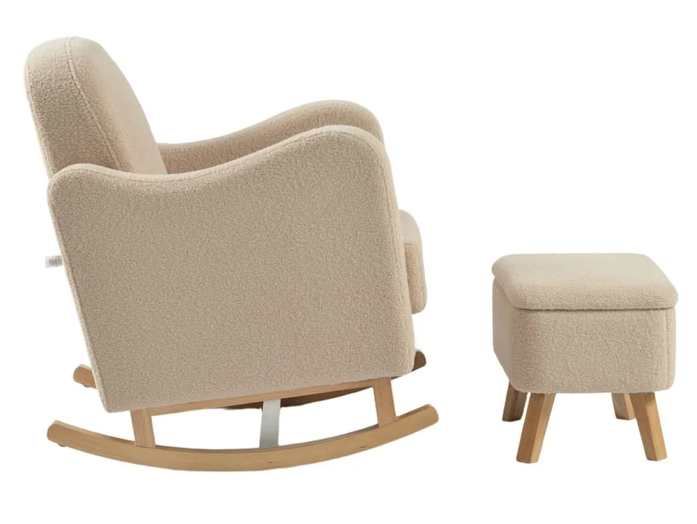 Bebe & Beyond Bebe & Beyond Soother Oat Ted Nursing Chair & Stool