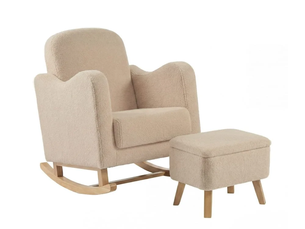 Bebe & Beyond Bebe & Beyond Soother Oat Ted Nursing Chair & Stool