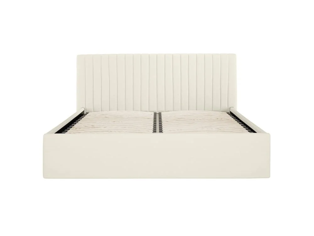 LPD LPD Berlin Milk Weave Ottoman Bed Frame
