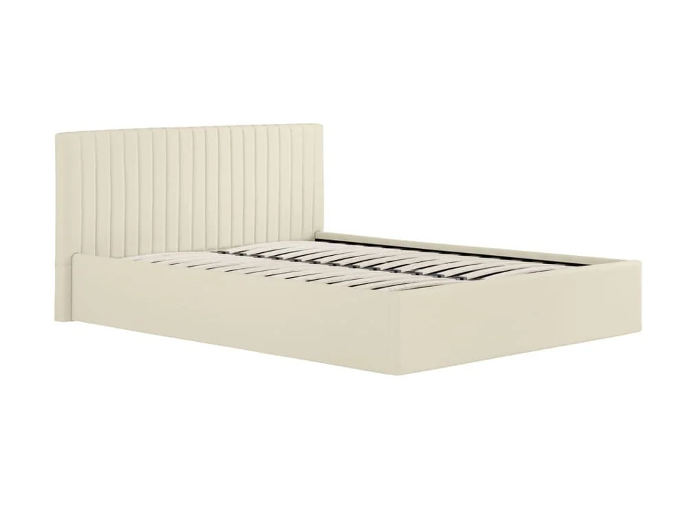 LPD LPD Berlin Milk Weave Ottoman Bed Frame