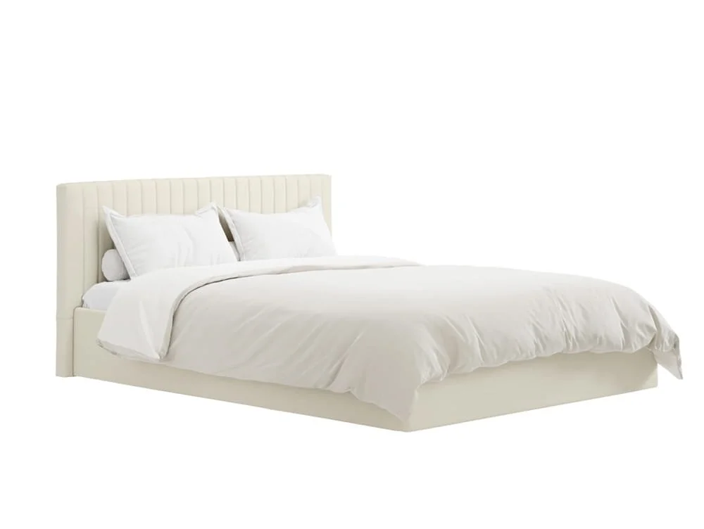 LPD LPD Berlin Milk Weave Ottoman Bed Frame