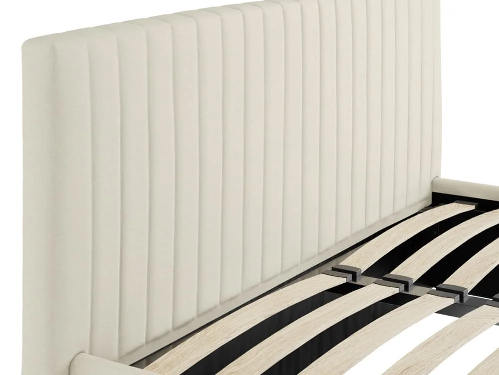 LPD LPD Berlin Milk Weave Ottoman Bed Frame