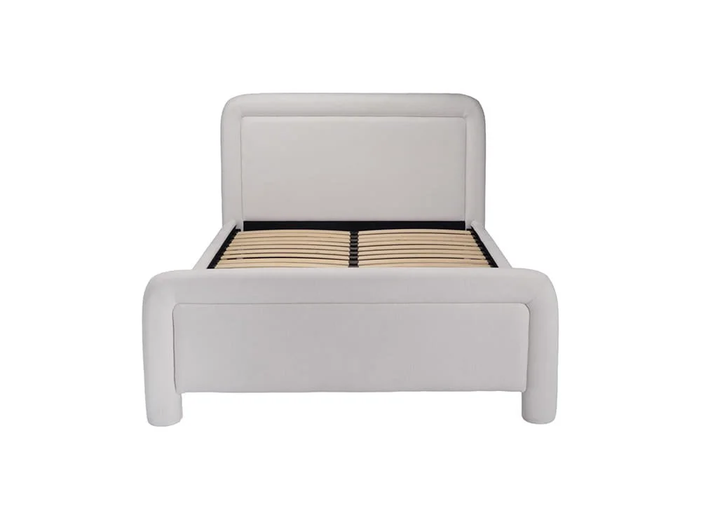 LPD LPD Leonnie Ghost Fabric Double Bed Frame