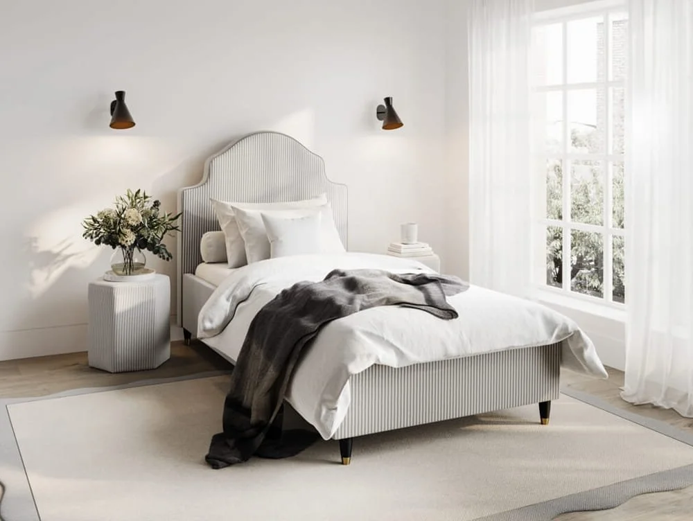 LPD LPD Monterey Grey Linen Bed Frame