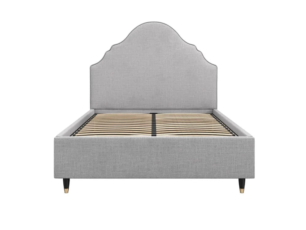 LPD LPD Quince Light Grey Fabric Bed Frame