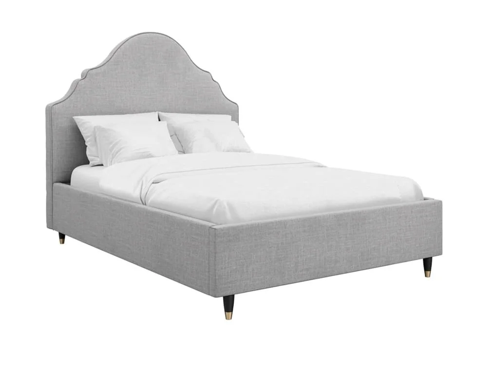 LPD LPD Quince Light Grey Fabric Bed Frame