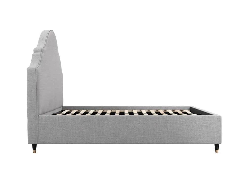 LPD LPD Quince Light Grey Fabric Bed Frame
