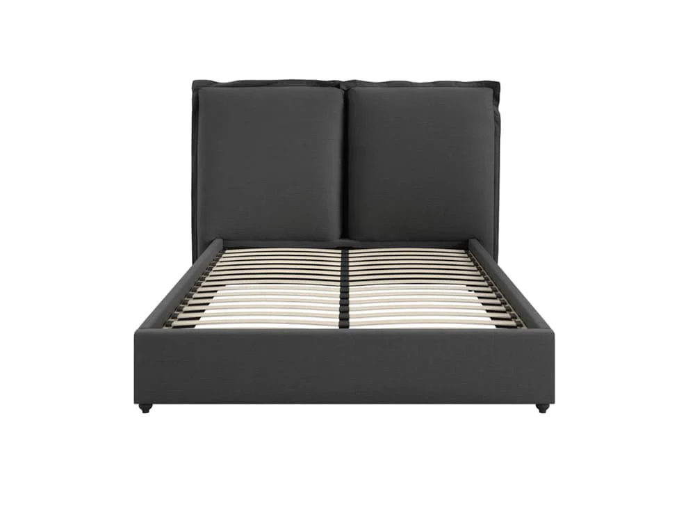 LPD LPD Sunday Deep Grey Fabric Bed Frame
