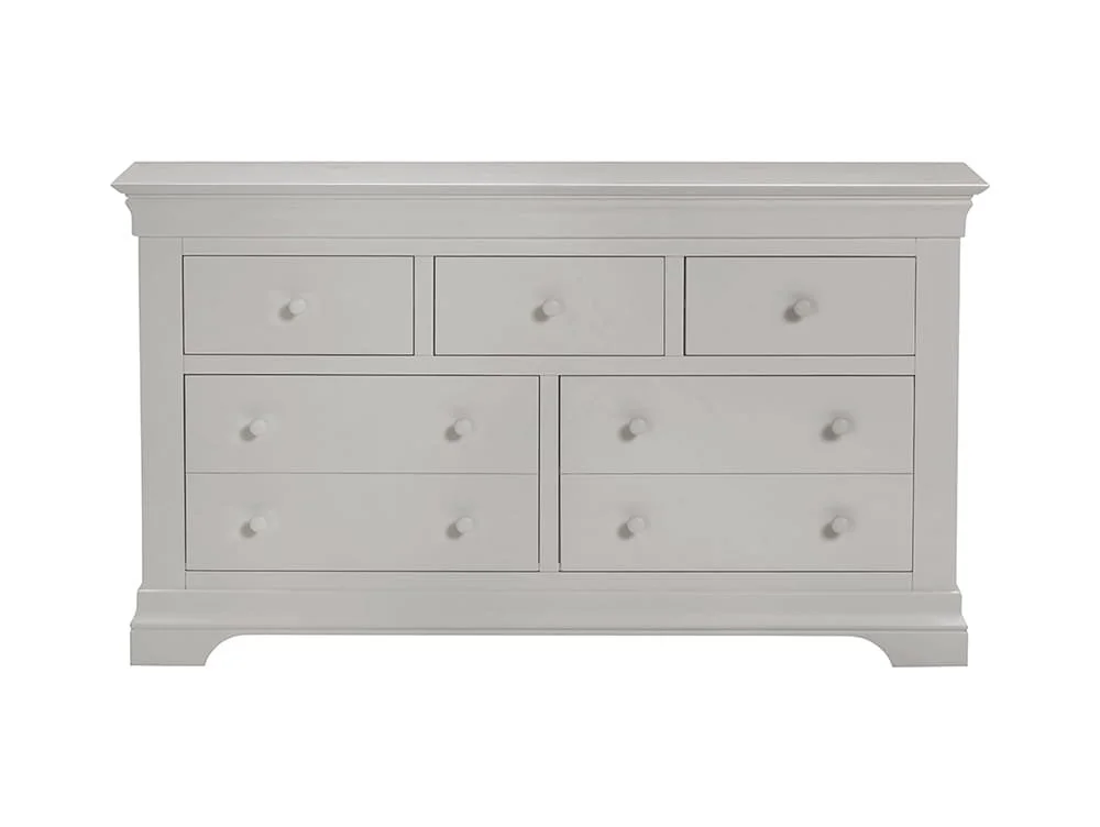 Seconique Seconique Bordeaux Pebble Grey Wooden 3+2 Drawer Chest of Drawers