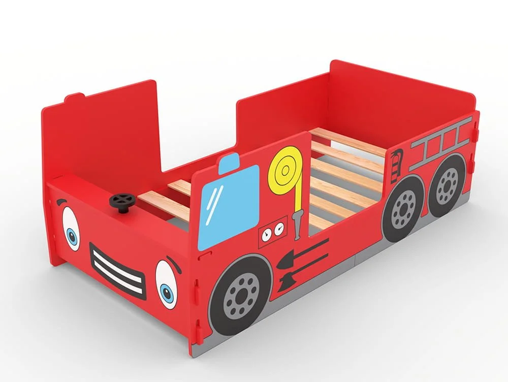 Kidsaw Kidsaw Red Fire Engine Toddler Bed Frame