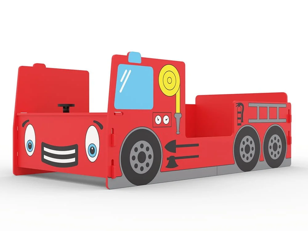 Kidsaw Kidsaw Red Fire Engine Toddler Bed Frame