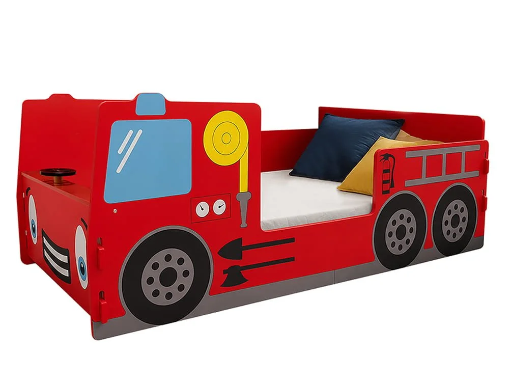 Kidsaw Kidsaw Red Fire Engine Toddler Bed Frame