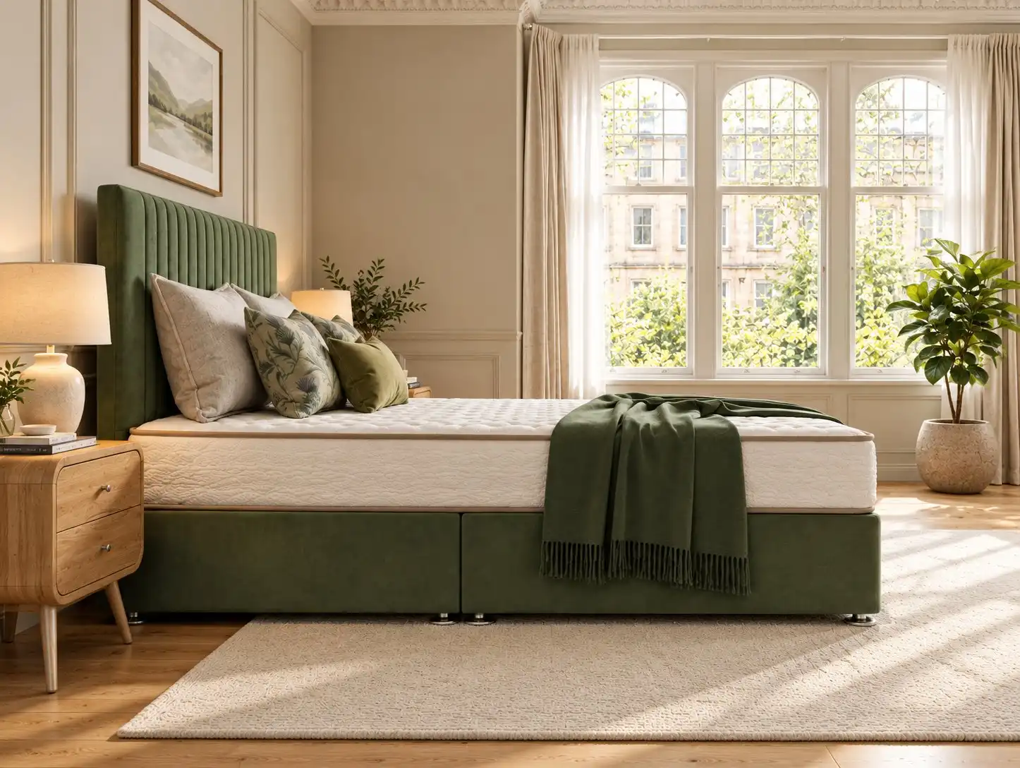 Trurest Trurest Orthocare Pocket 1000 Lunar Divan Bed