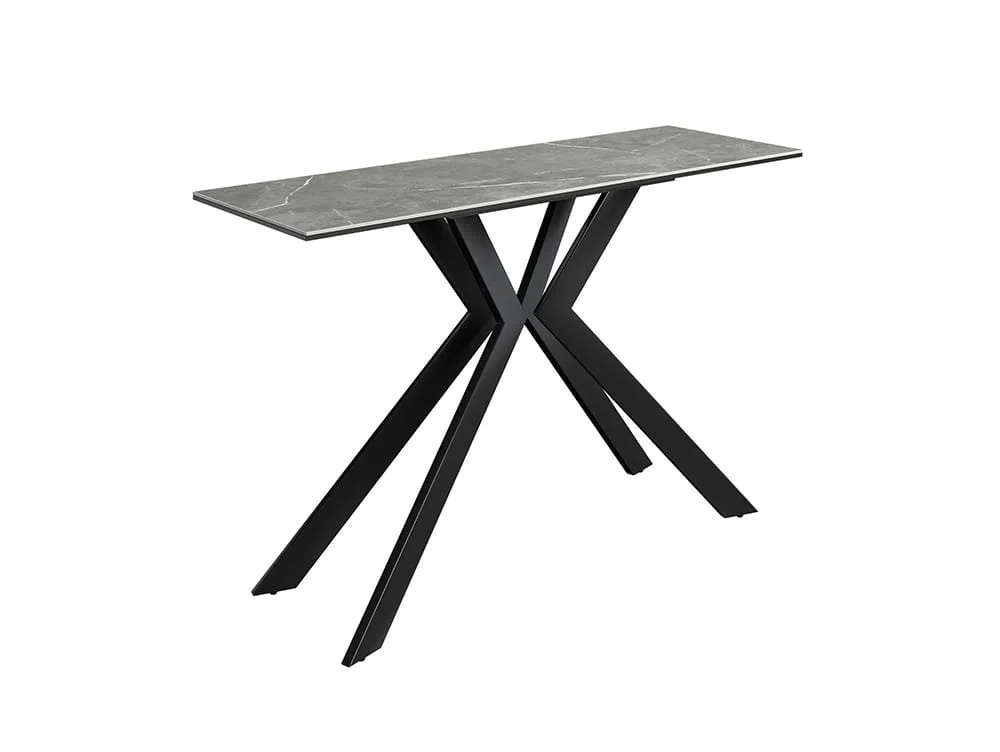Torelli  Torelli Azzaro Matte Grey Ceramic Console Table