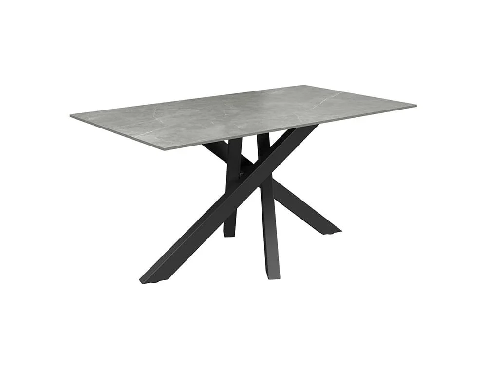 Torelli Torelli Brando Matte Grey Glass Dining Table