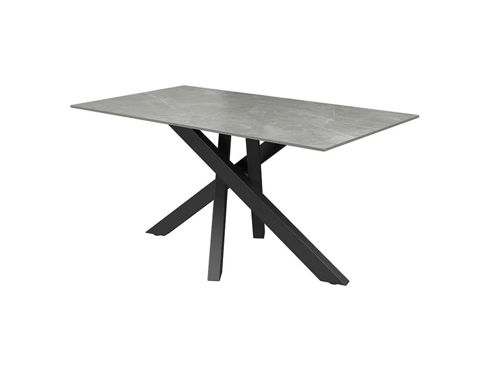Torelli Torelli Brando Matte Grey Glass Dining Table