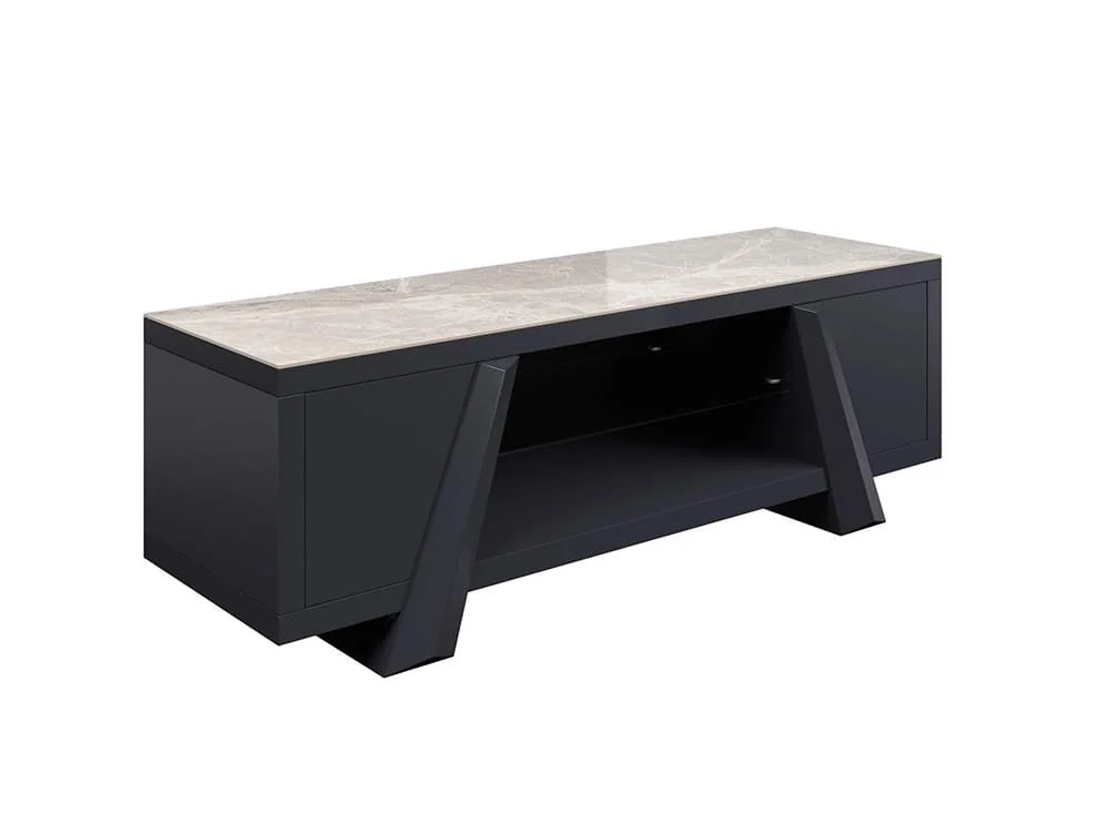 Torelli  Torelli Lavante Grey Gloss Ceramic TV Unit
