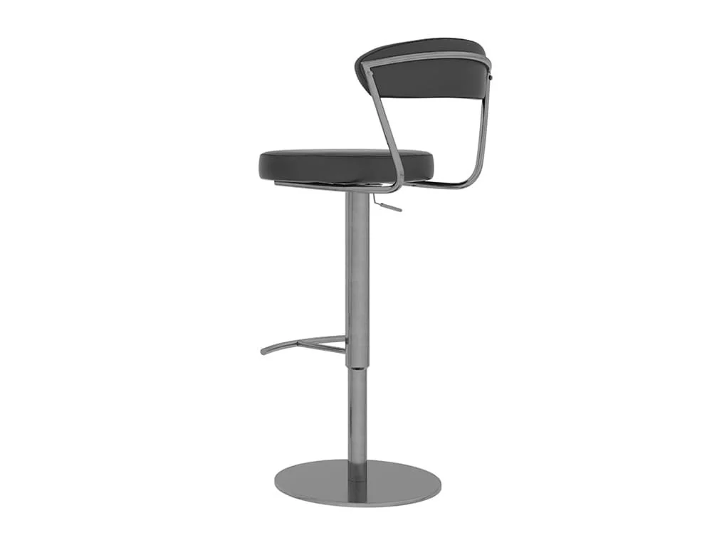 Torelli  Torelli Gino Grey Faux Leather Bar Stool