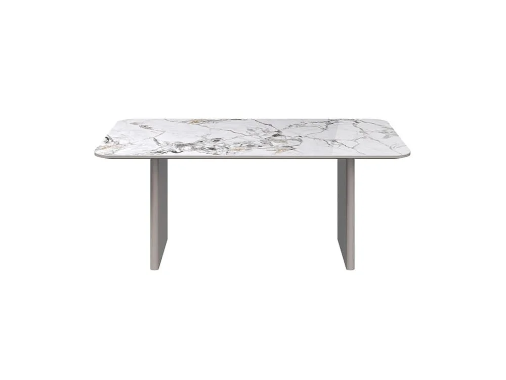 Torelli  Torelli Milano White Gloss Ceramic Dining Table