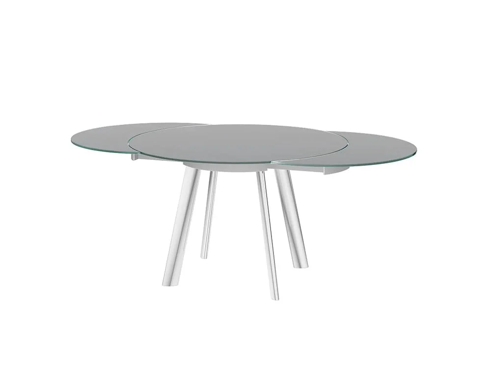 Torelli  Torelli Omega Grey Glass 166cm Extendable Dining Table