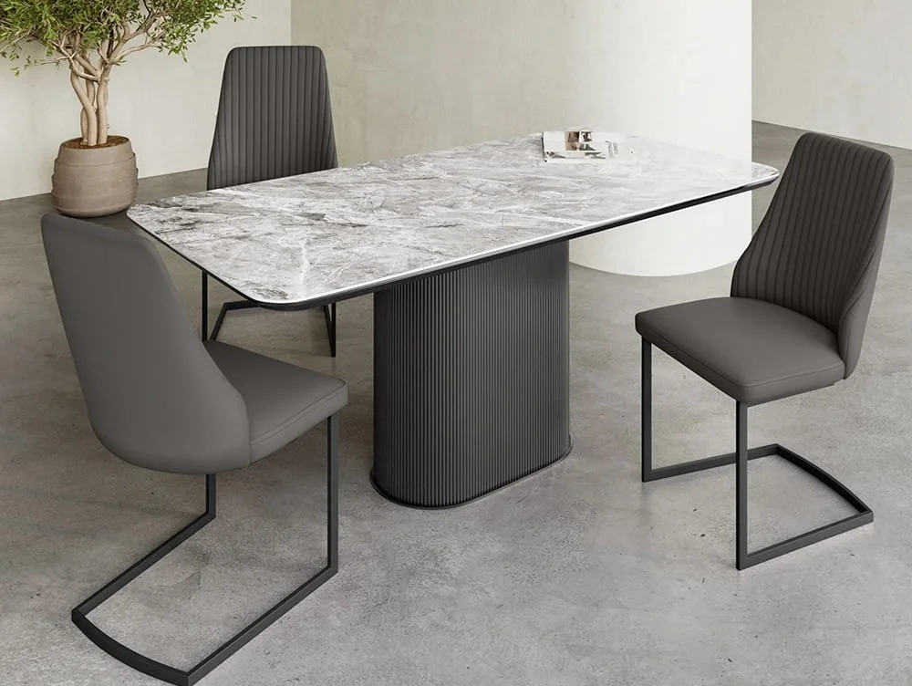 Torelli  Torelli Roberto Grey Gloss 180cm Dining Table