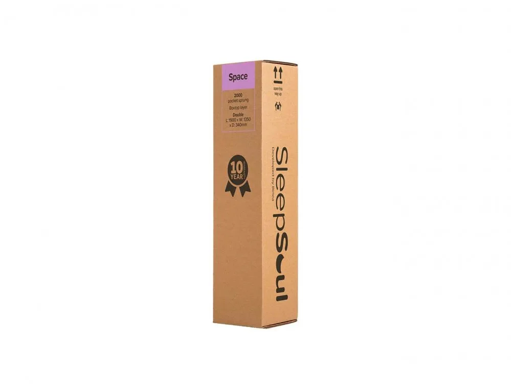 SleepSoul Clearance - SleepSoul Space Memory Pocket 2000 Pillowtop Mattress in a Box