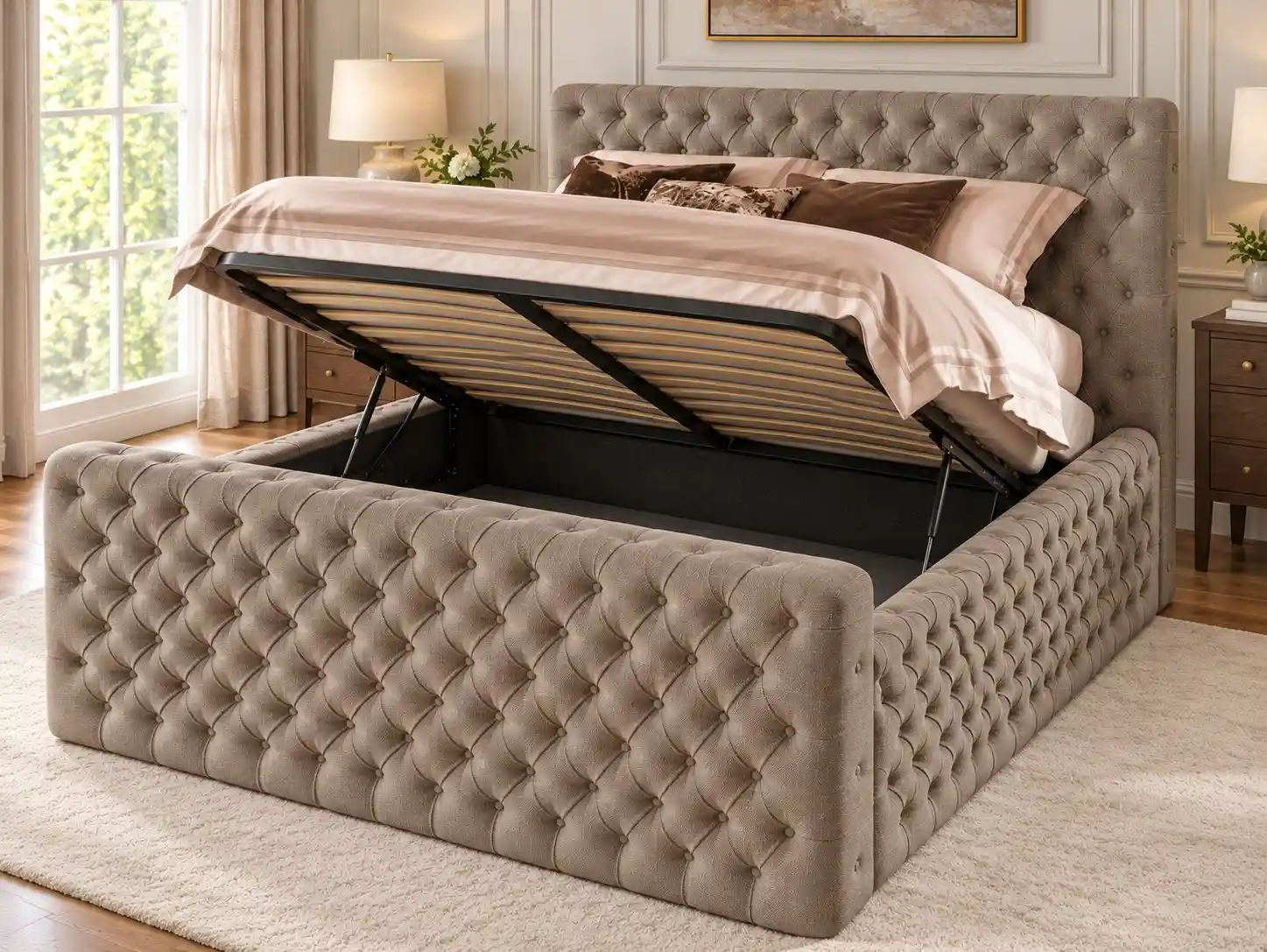 ASC ASC Kensington Fabric Bed Frame