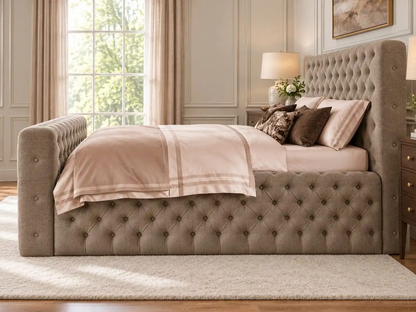 ASC ASC Kensington Fabric Bed Frame