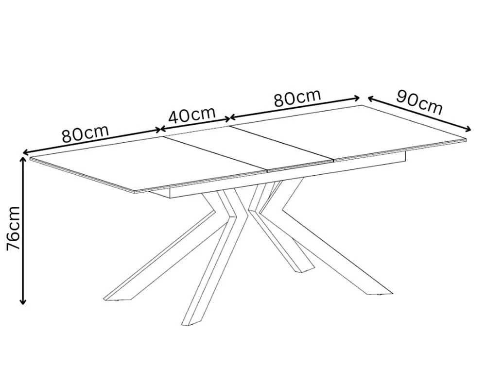 Torelli Torelli Azzaro Matte Grey Ceramic 160cm Dining Table